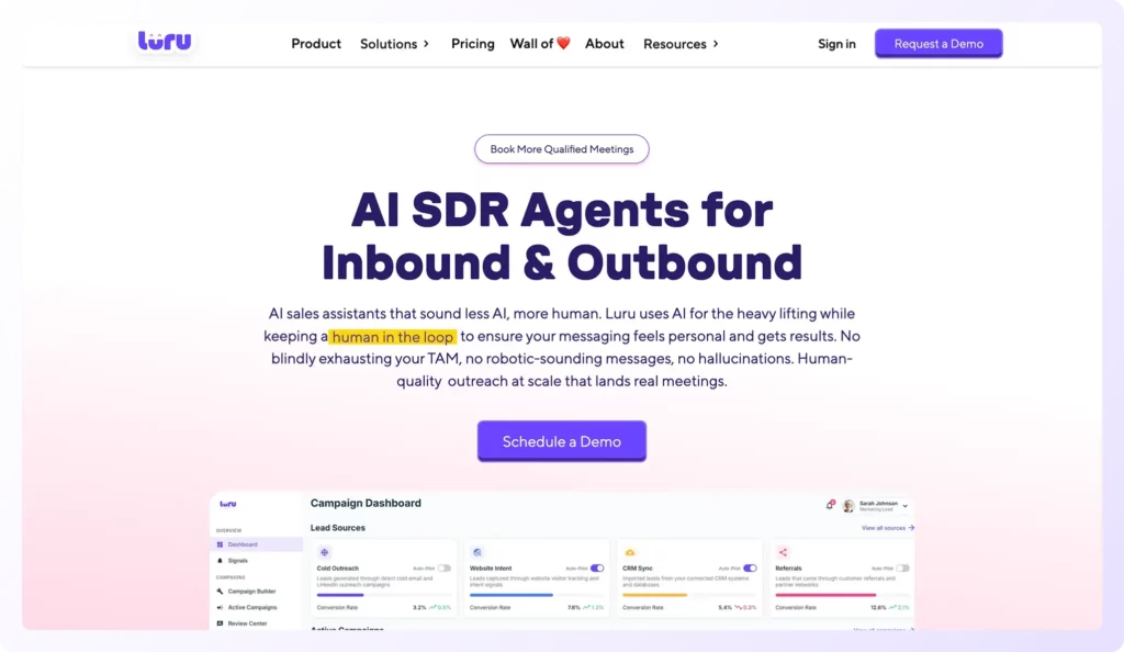 Luru Home page