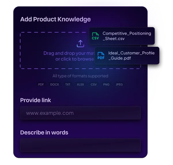 Train SchedX on your product